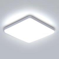 COMELY LED Ceiling Lights, 36 W Square Ultra Slim LED Panel Light, 6500K in White