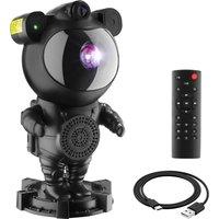 tectake Led Starry Sky Projector Astronaut - With Bluetooth & Remote Control in Black