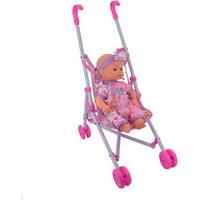 Lullaby Baby Small Baby Doll & Stroller