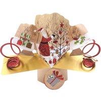 Suki Gifts 3D Christmas Pop Up Card - Santa Tree