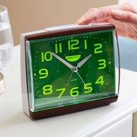 Bergstrom Glow-in-the-Dark Alarm Clock with Silent Second Hand