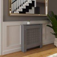 FWStyle Geometric Pattern Small Grey Radiator Cover (H) 82.3 (W) 78 (D) 19cm