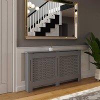FWStyle Geometric Large Grey Radiator Cover (H) 82.3 (W) 152cm (D) 19cm