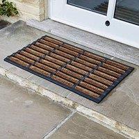 Marco Paul Nonslip Coir Doormat in Beige | Size: Medium