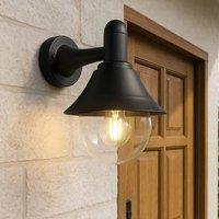 CGC Lighting Martina Black Outdoor Wall Lantern Light IP44 Polycarbonate