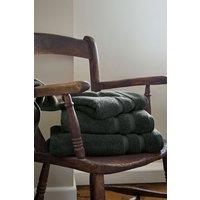 CHRISTY 'Signum' Heavyweight 100% Combed Cotton Towels in Dark Grey