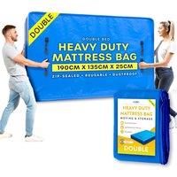 volila Mattress Bag - Waterproof & Heavy-Duty Mattress Moving Bag in Blue | Size: Medium