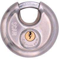 Scan Stainless Steel Disk Type Padlock