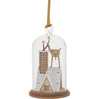 Gifts Direct 2 U Hanging Christmas Tree Bauble Ornament - Christmas Eve Reindeer