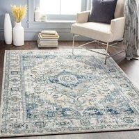 Livabliss Vintage Oriental Boho Dalila Area Rug in Dark Blue | Size: 160 cm x 220 cm