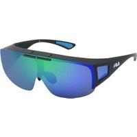 FILA SFI126-99R43P Shield Sunglasses in Black