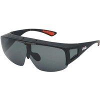 FILA SFI126-99U28P Shield Sunglasses in Black