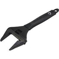 Monument 3144C Wide Jaw Adjustable Wrench 300Mm (12In) in Black
