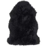 Origin Genuine Sheepskin Single Rug in Black | Size: 65 cm x 95 cm