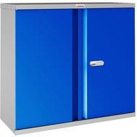 Phoenix Safe Company Steel Storage Cupboard Grey & Blue with Electronic Lock, SCL0891GBE | Size: 800mm