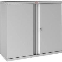 Phoenix Safe Company Steel Storage Cupboard in Grey with Key Lock, SCL0891GGK, 187L | Size: 800mm
