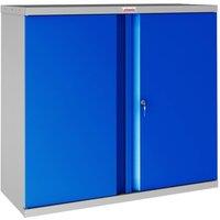 Phoenix Safe Company Steel Storage Cupboard in Blue with Key Lock, SCL0891GBK, 187L | Size: 800mm