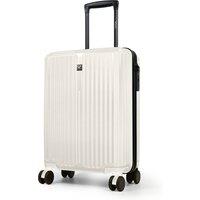 Lugg AirGlide 24 Inch Suitcase, Polycarbonate Hard Shell (66x45.5x27cm) in Beige | Size: Medium