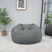 rucomfy Beanbags rucomfy Veneto Classic Bean Bag for Adults - Soft Lounge Chair in Grey