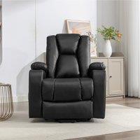 Artemis Home Hartville Electric Lift Assist Riser Recliner with Massage & Heat in Black