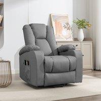 Artemis Home Hartville Electric Lift Assist Riser Recliner with Massage & Heat in Grey