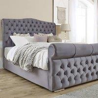 PARADISE BEDS LTD Dual Comfort Double Bed Set in Grey
