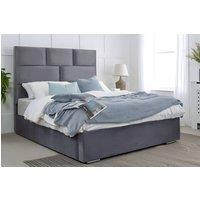 PARADISE BEDS LTD Cuba Luxe Double Bed Set in Dark Grey
