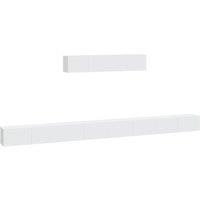 Berkfield Home 4 Piece TV Cabinet Set White Engineered Wood