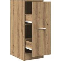 Berkfield Home Apothecary Cabinet Artisian Oak 30x41x77.5 cm Engineered Wood in Brown
