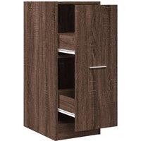 Berkfield Home Apothecary Cabinet Brown Oak 30x41x77.5 cm Engineered Wood