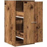 Berkfield Home Apothecary Cabinet Old Wood 40x41x77.5 cm Engineered Wood in Brown