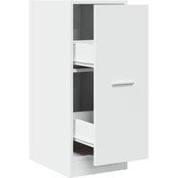 Berkfield Home Apothecary Cabinet White 30x41x77.5 cm Engineered Wood