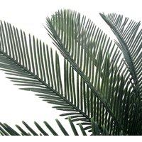 Berkfield Home Artificial Plant Cycas Palm with Pot Green 125 cm