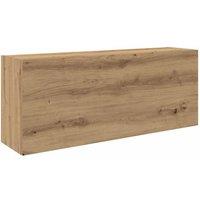 Berkfield Home Bathroom Wall Cabinet Artisan Oak 100x25x40 cm Engineered Wood in Brown | Size: 100 x 25 x 40 cm
