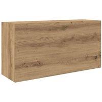 Berkfield Home Bathroom Wall Cabinet Artisan Oak 80x25x40 cm Engineered Wood in Brown | Size: 80 x 25 x 40 cm