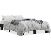 Berkfield Home Bed Frame without Mattress Black 120x200 cm | Size: Small Double