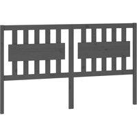 Berkfield Home Bed Headboard Grey 165.5x4x100 cm Solid Wood Pine