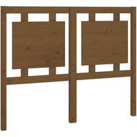 Berkfield Home Bed Headboard Honey Brown 125.5x4x100 cm Solid Pine Wood