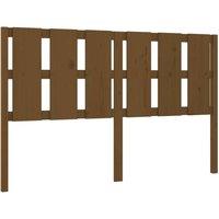 Berkfield Home Bed Headboard Honey Brown 155.5x4x100 cm Solid Wood Pine