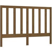Berkfield Home Bed Headboard Honey Brown 156x4x100 cm Solid Wood Pine | Size: 156 x 4 x 100 cm