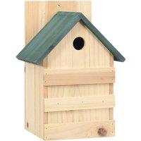 Berkfield Home Bird Houses 4 pcs 23x19x33 cm Firwood in Beige | Size: 23 x 19 x 33 cm