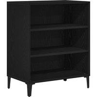 Berkfield Home Black Oak Sideboard - 57x35x70 cm, Engineered Wood | Size: 57 x 35 x 70 cm