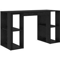 Berkfield Home Black Oak Computer Desk Black Oak MDF Medium