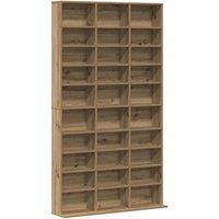 Berkfield Home CD Cabinet in Artisan Oak - 101x23x177.5 cm Made from Engineered Wood in Beige
