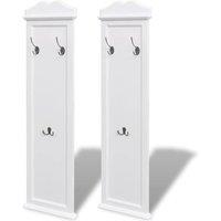 Berkfield Home Coat Racks 2 pcs White