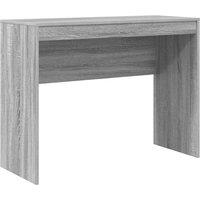 Berkfield Home Computer Desk Grey sonoma MDF 100 x 40 x 76 cm Simple