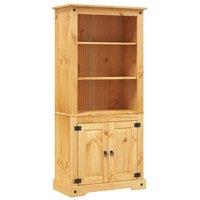 Berkfield Home Cupboard Mexican Pine Corona Range 80x40x170 cm in Brown | Size: 80 x 40 x 170 cm