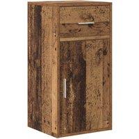Berkfield Home Brown Storage Cabinet Old wood Engineered wood Medium Storage