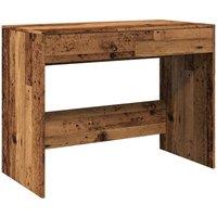 Berkfield Home Desk Old Wood 101x50x76.5 cm Engineered Wood in Brown