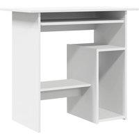 Berkfield Home Desk White 80x45x74 cm Engineered Wood | Size: 80 x 45 x 74 cm